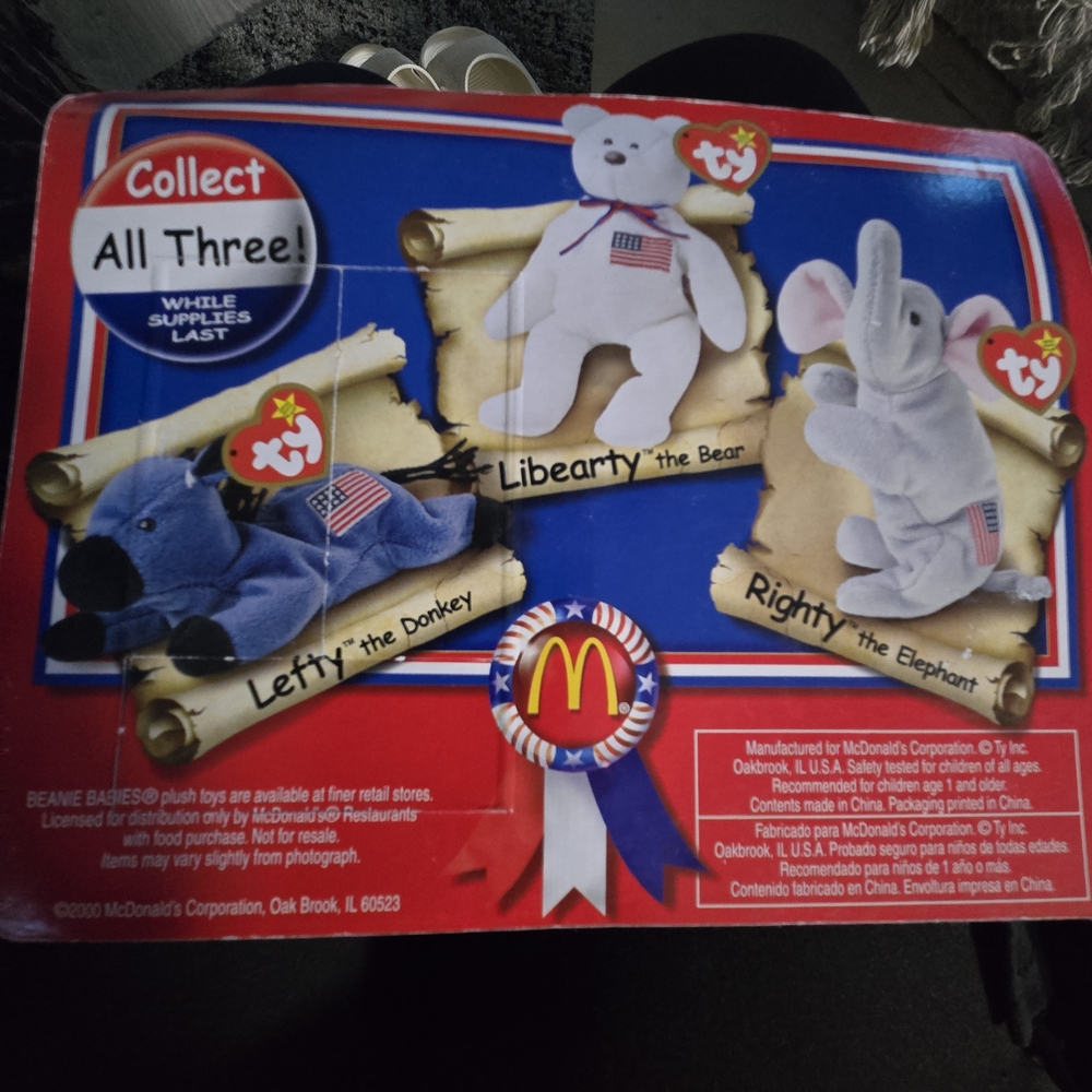 McDonald's TY Beanie Babies Collectible Set